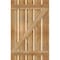 Ekena Millwork Spaced Board-n-Batten Shutters w/Z-Bar, Rough Sawn Western Red Cedar, 28 7/8W x 45H, PR RBS06Z29X045RWR - alternate 2